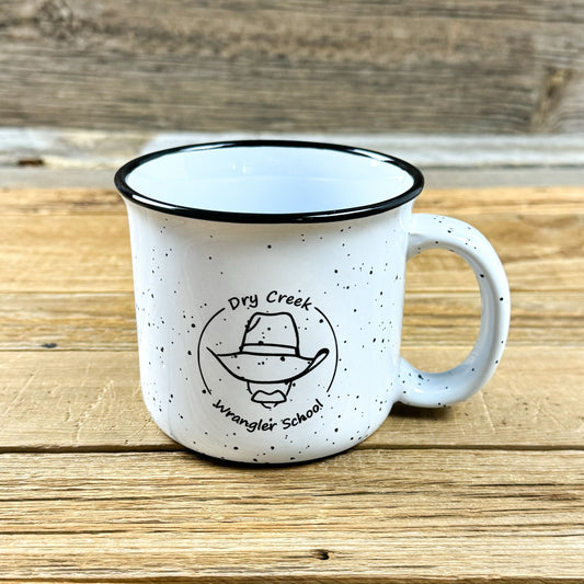 Campfire Ceramic Mug - White