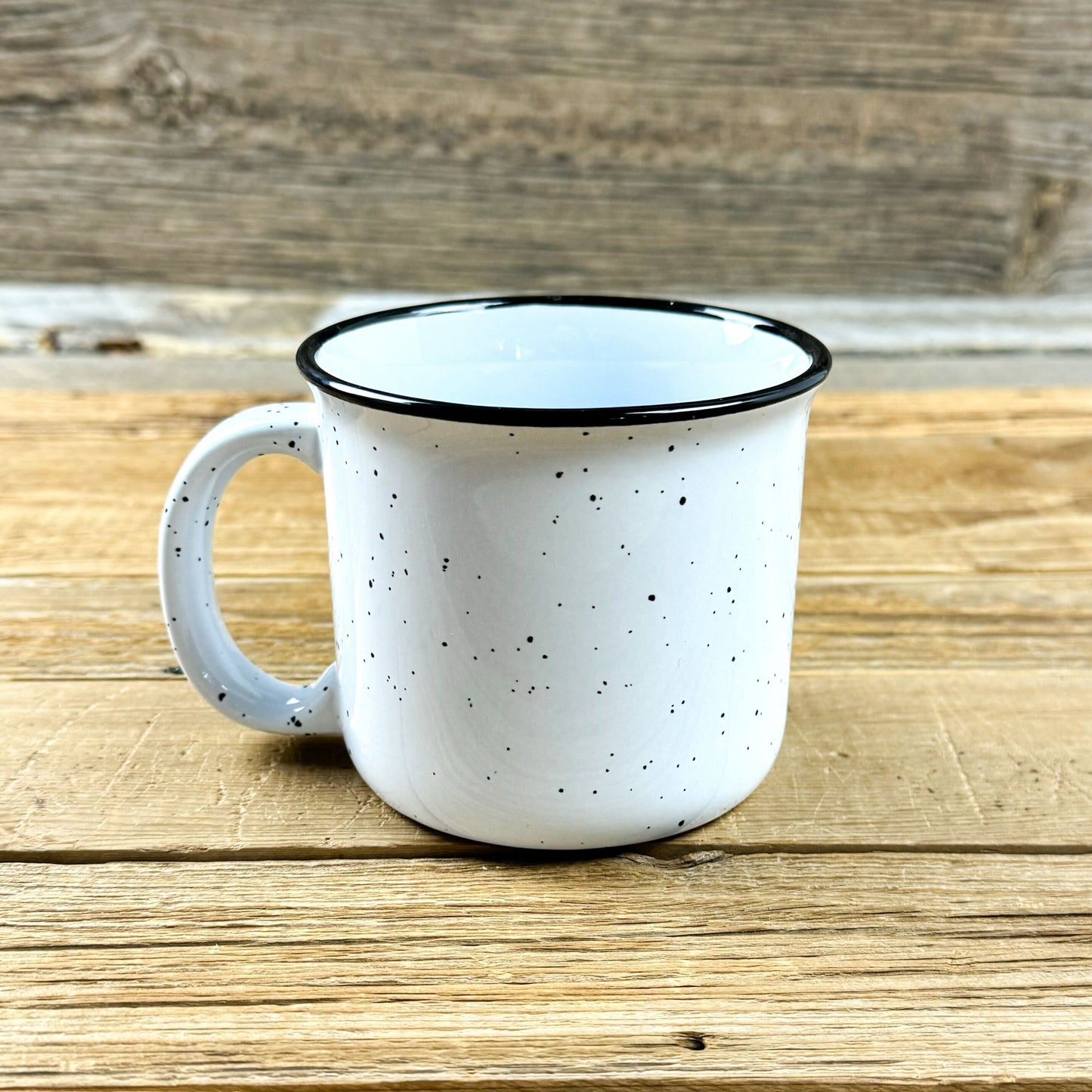 Campfire Ceramic Mug - White