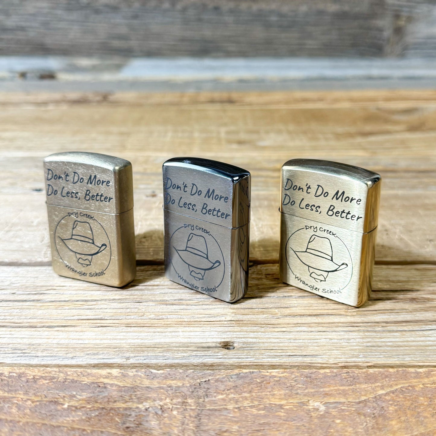 Dry Creek Zippo Lighter - 3 Variations!